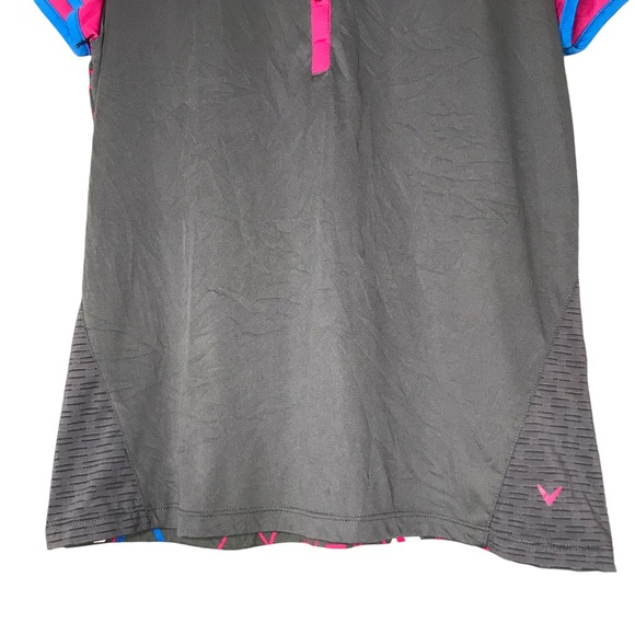 Women's Large Callaway Spyglass Hill Golf Shirt Polo Opti-dri Colourful Shirt - Picture 6 of 10